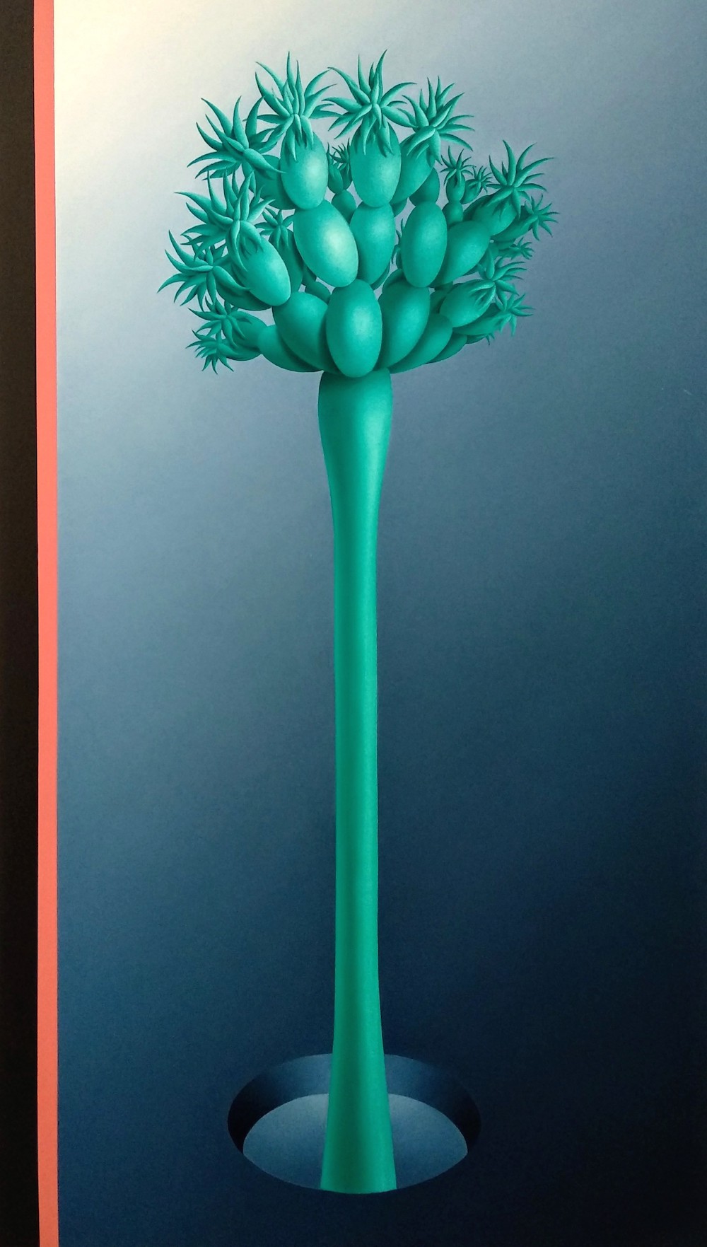 CARMEN CÓLOGAN. ISLARIOS. DRAGO. Óleo sobre Madera 190 x 108 cm copia